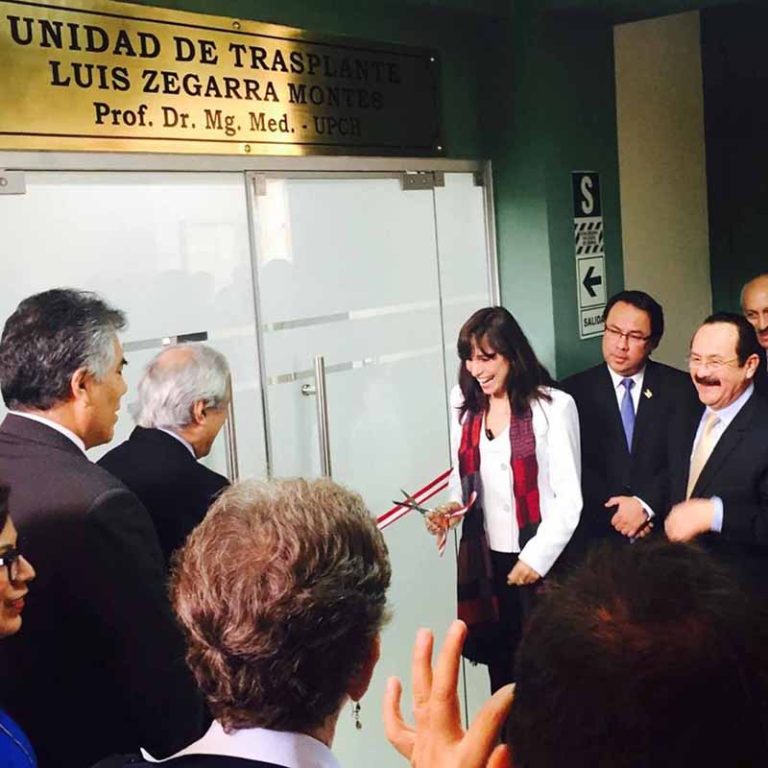 Inauguración Unidad de Trasplante Hospital Nacional Cayetano Heredia.
