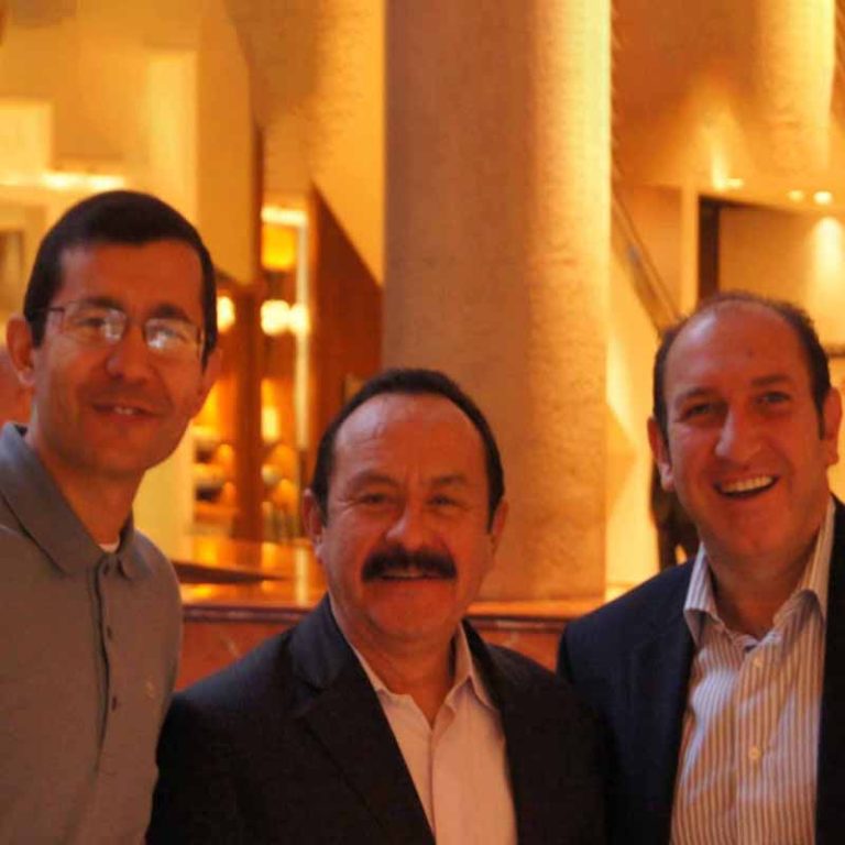 Prof. Rahmene Azzouzi, Sr. Niso Sadik, Prof. Luis Zegarra Proyecto TOOKAD en Cáncer de Próstata.