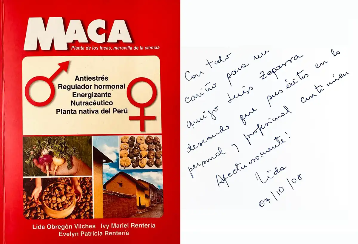MACA Planta de los Incas, Maravilla de la ciencia, Lida Obregón Vilches, Ivy Mariel Rentería, Evelyn Patricia Renteria (2008)