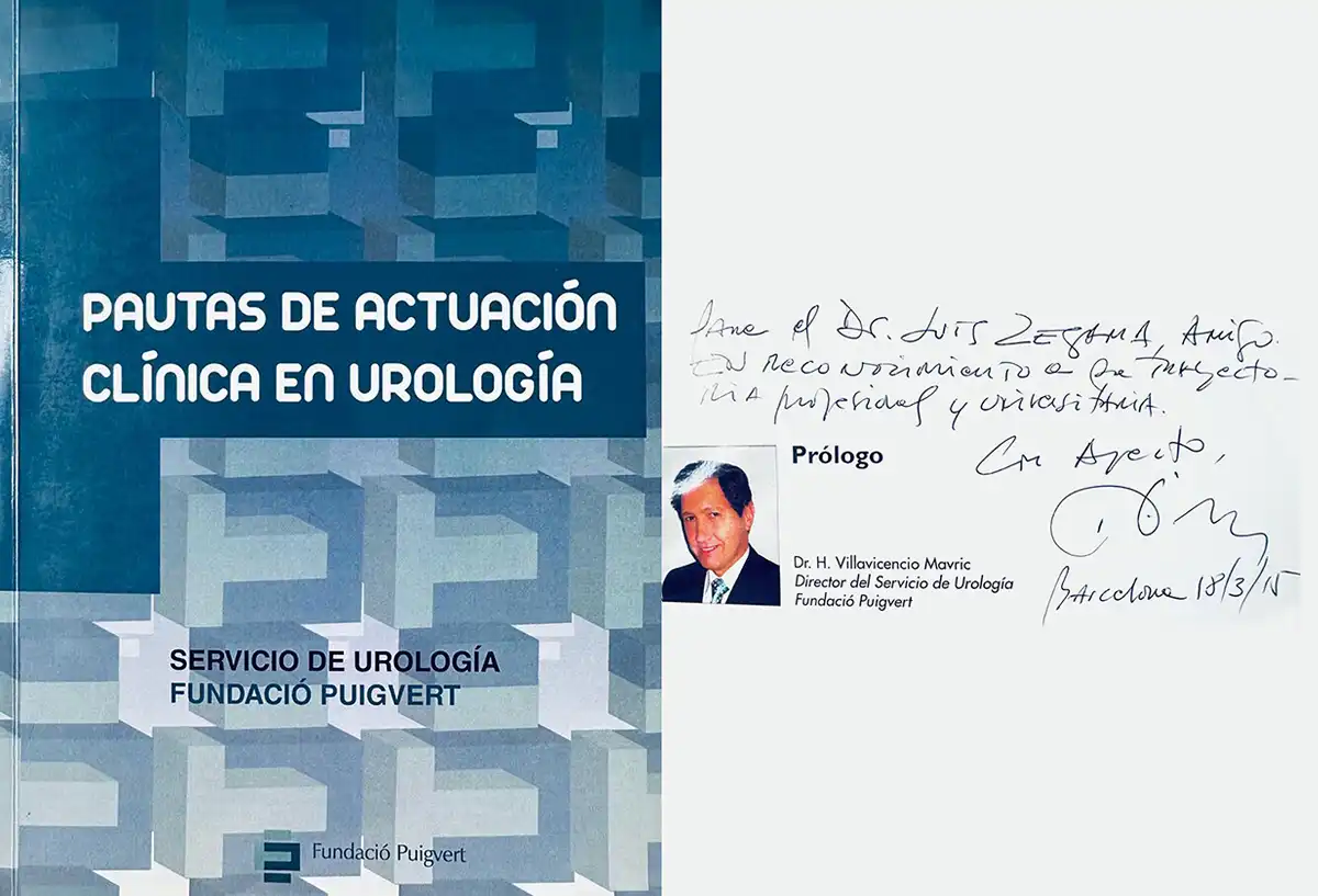 Pautas de Actuación Clínica en Urología, Servicio de Urología Fundació Puigvert (2015)