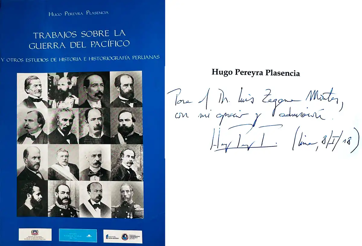 Trabajos sobre la Guerra del Pacífico y Otros Estudios de la Historia e Historiografía Peruanas, Hugo Pereyra Plasencia (2018)