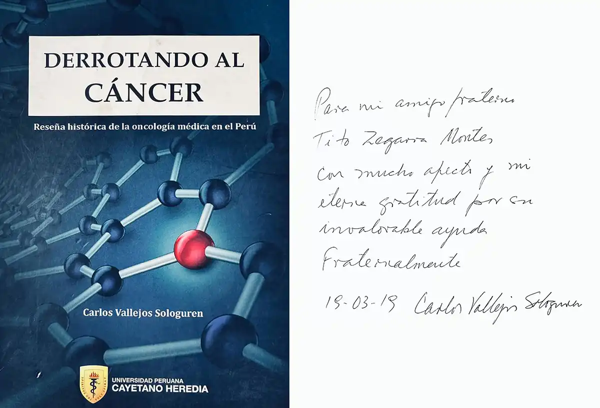 Derrotando al Cáncer, Carlos Vallejo Sologuren (2019)