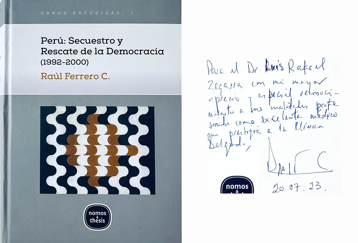 Perú: Secuestro y Rescate de la Democracia (1992-2000), Raúl Ferrero C. (2023)